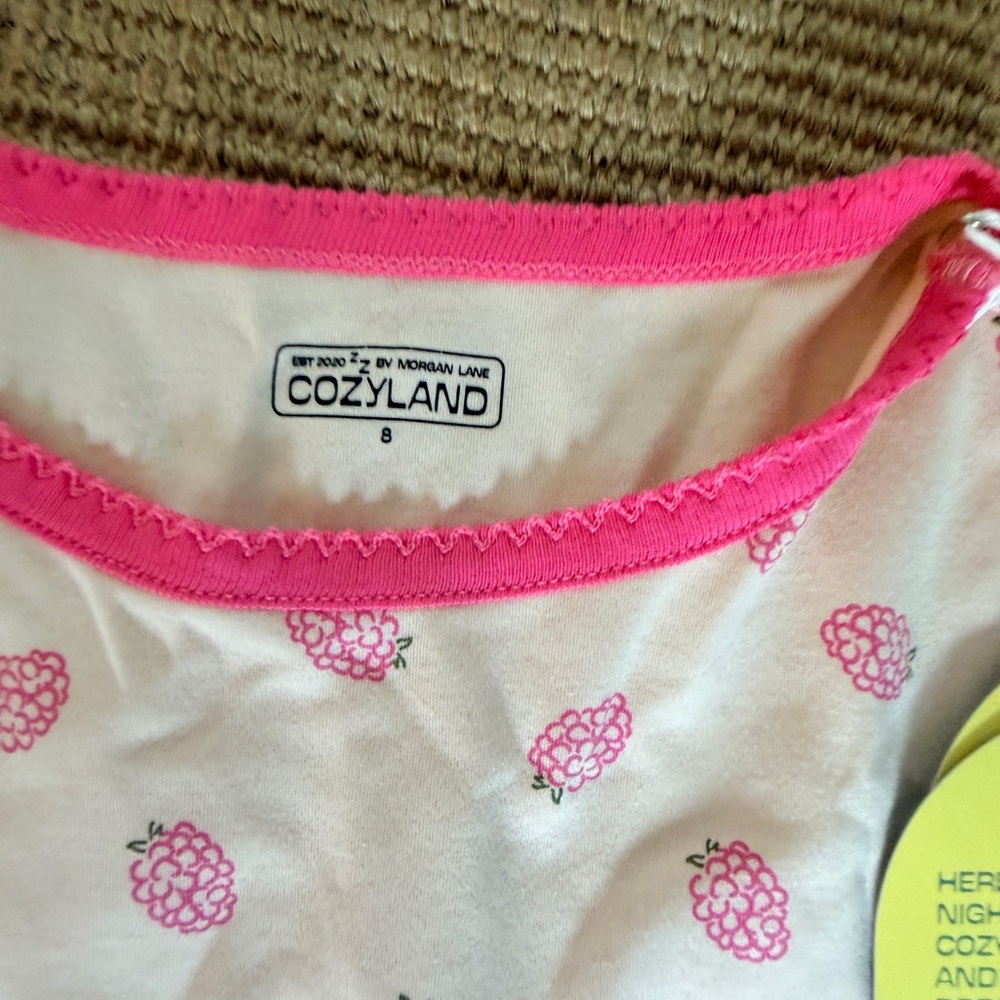 Pink Raspberry Kids Pajamas - Picture 3 of 4